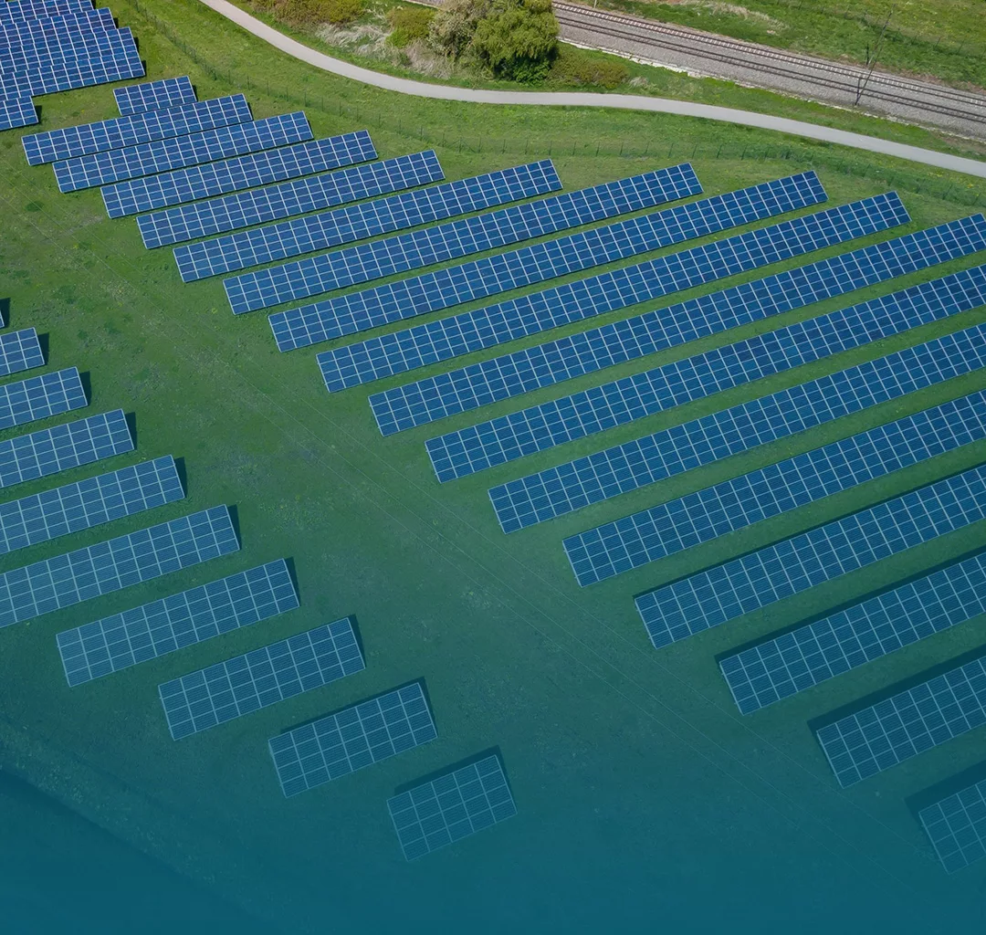 A field of solar panels taken by andreas-gucklhorn-Ilpf2eUPpUE-unsplash one of our many carbon reduction solutions